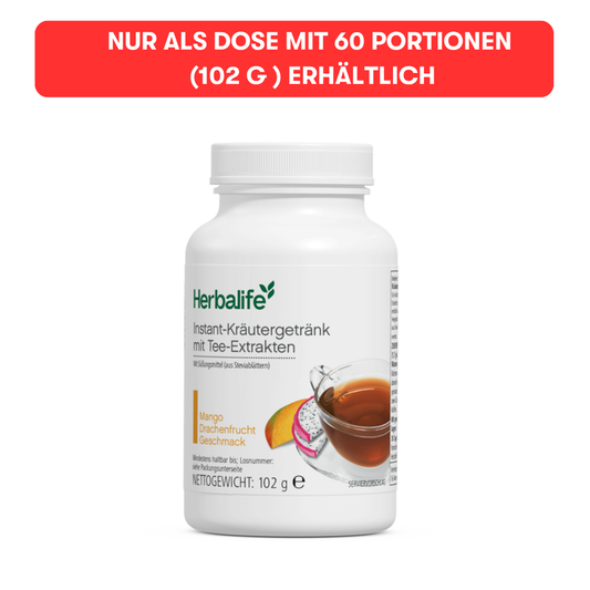 Instant-Kräutergetränk mit Tee-Extrakten Mango Drachenfrucht Geschmack