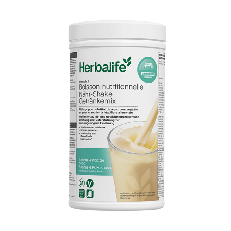 Formula 1-Shake Ananas & Kokosnuss Saisonale Edition 550 g